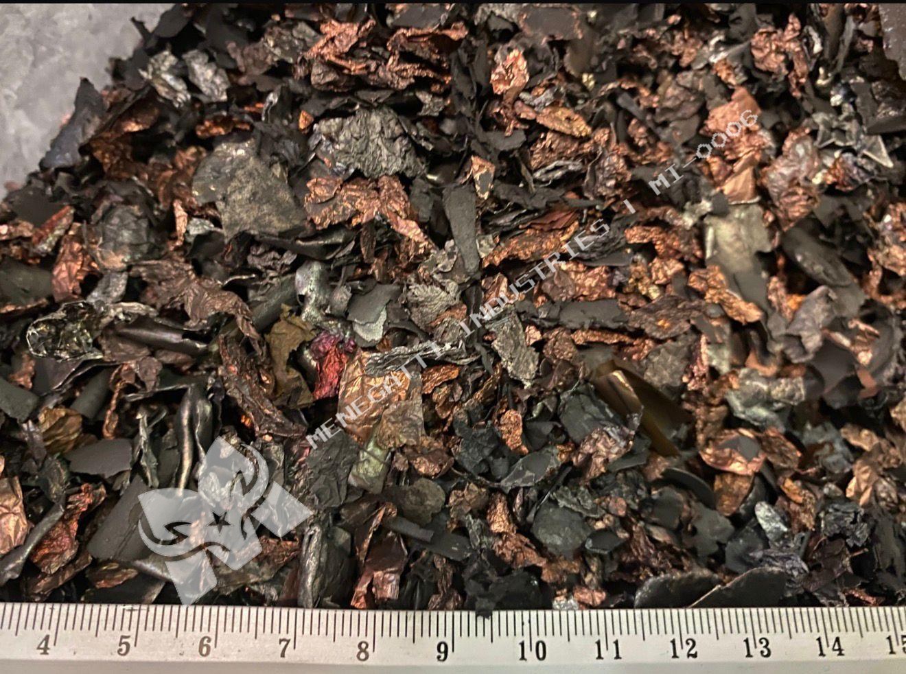 Cu/Al-rich Metallic Fraction from Lithium-ion Battery Recycling
